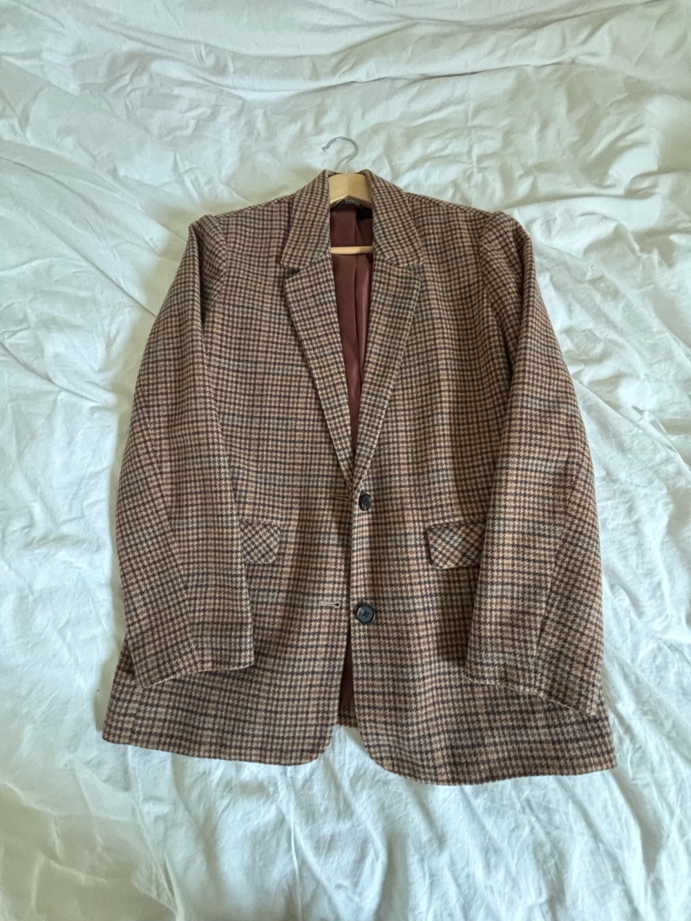 Simons Brown Plaid Blazer